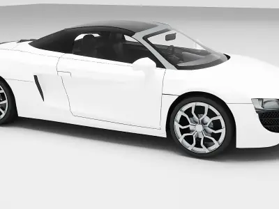 Audi R8 Free 3D model shop