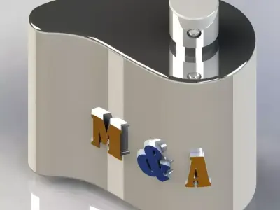 Perfume bottle Free 3D model purchase