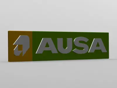 ausa logo 3D model