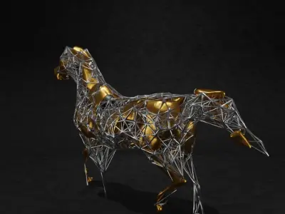horse 3D model buy
