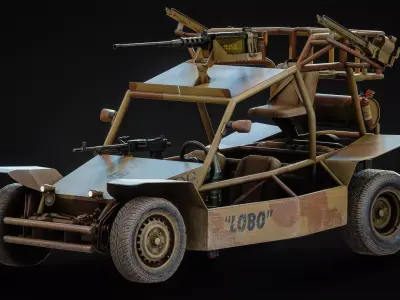 VATT LOBO Army Low-poly 3D model