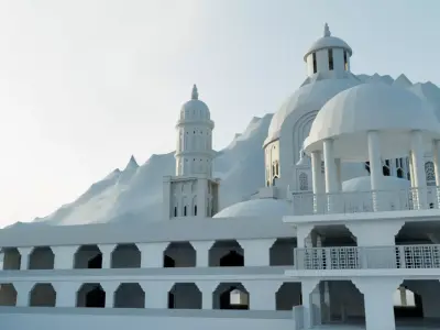 Fantasy Castle  3D model 1 3D model
