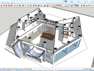 Sketchup Tower A6 Free 3D model