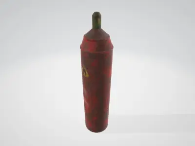 Gas Cylinder Model 1 Low-poly 3D model