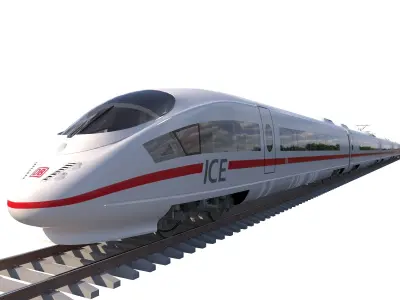 Hi-speed Train Siemens Velaro Collection 3D model