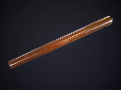 Table leg melee Low-poly 3D model