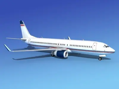 Boeing 737-800E Corporate 4 3D model