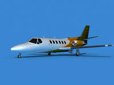 Cessna Citation 550 II Bravo V15 3D model
