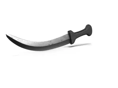 Knife sword Free low-poly 3D model