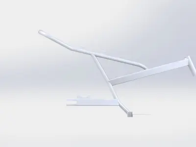 Bike Frame 3D model by pedromsilva