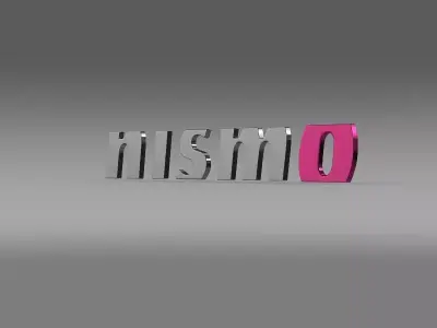 Nismo logo 3D model