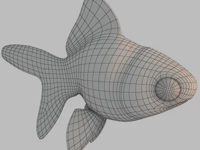 Golden Fish 3D model