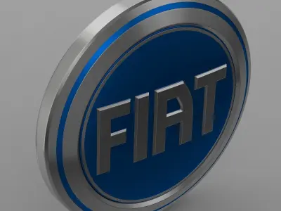 Fiat logo 3D model from CGTrader