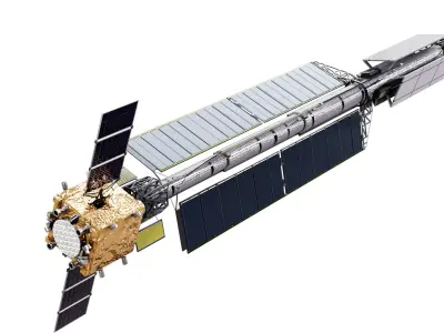 Zeus Nuclear Propulsion Spacecraft 3D model