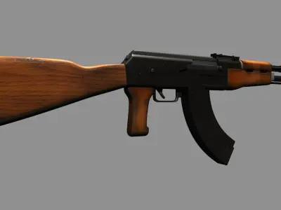 AK47 Gun 3D model
