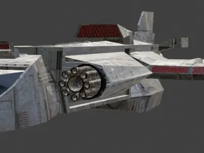 Fighter75 Free low-poly 3D model