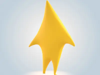 Cartoon Star 3D model