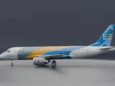 Embraer E175 Home Livery 3D model