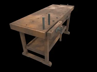 work bench 3D model