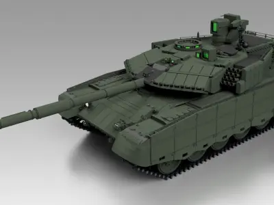 Tank T90M 3D model