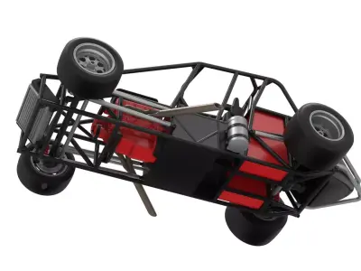 Experimental Pavement Silver Crown Car Base Scale 1 to 25 3D print model