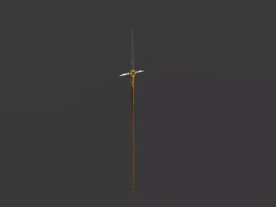 Spear 01 Low-poly 3D model