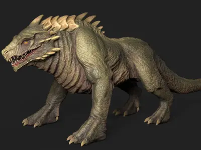 Lizard Low-poly 3D model purchase