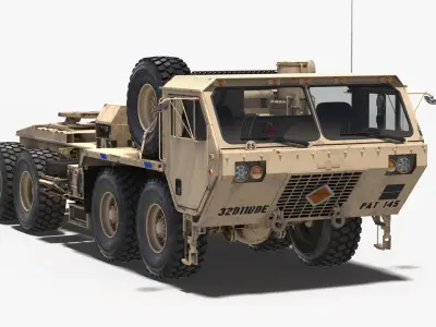 Military Truck Oshkosh HEMTT M985 Sand 3D model