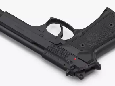 Beretta M9 3D model purchase