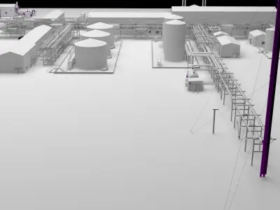 factory 3D model purchase