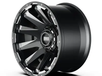 Grid GD05 Offroad Rim  3D model
