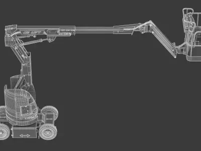 JLG E300AJP Articulating Boom Lift 3D model