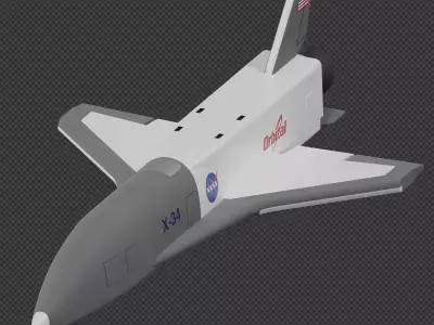 Orbital Sciences Corporation X-34 3D model