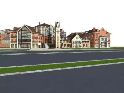 Commercial Building 3D model 143