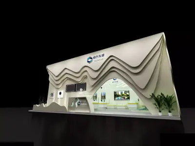 Exhibition - Area - 9X12-3DMAX2009-01 3D model