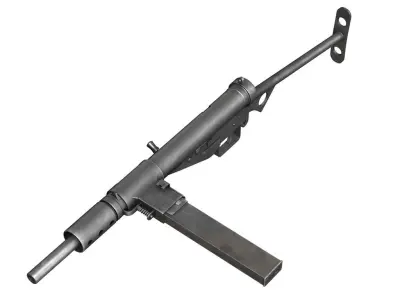 Sten MK II Submachine Gun 3D model
