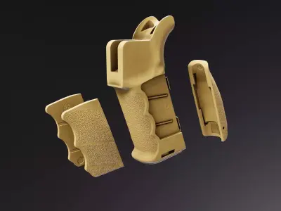Adaptive Battle Grip Low-poly 3D model