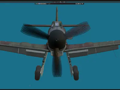 Me-109 G-10 Free 3D model