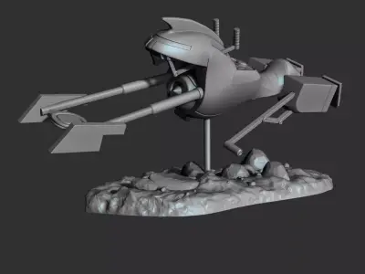 Speeder Obi Wan Kenobi 3D print model