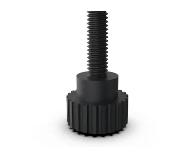 Knurled screws 3D print model