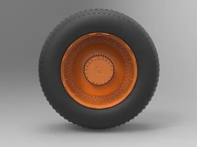 Wheel from Overland train 3D model