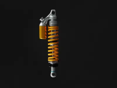 Motorcycle SUSPENSION 3D model