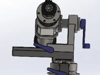 CNC endmill tool grinder 3D model