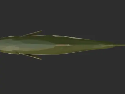 Low Poly Asp Low-poly 3D model