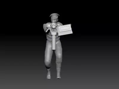 APOCALYPSE CAPTAIN MECHA MILITARY 1 3D print model
