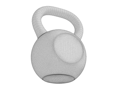Kettlebell gym 3D model