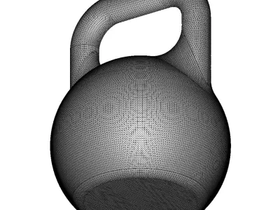 Gym Kettlebell 3D print model