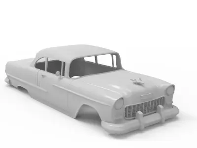 1955 Chevrolet Bel Air 2 door 3D print model