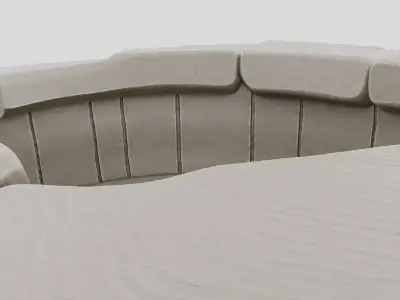 Ancient Fantasy Stone Well Ruin for 3D print 3D model
