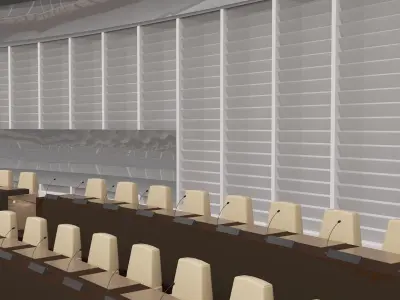Parliament Chamber Interior 3D model